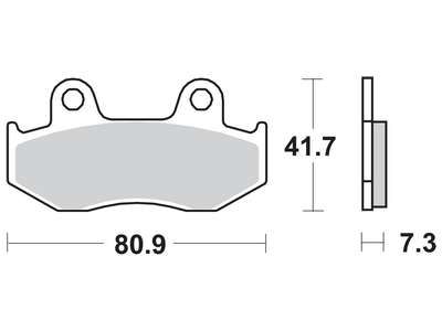 Накладки TRW MCB534