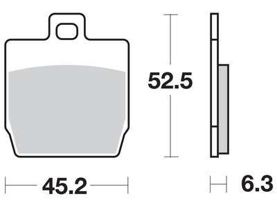 Накладки TRW MCB701