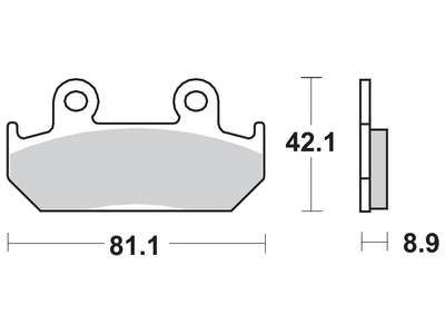 Накладки TRW MCB562SV