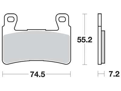 Накладки TRW MCB703SV