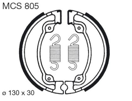 Накладки TRW MCS805