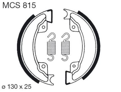 Накладки TRW MCS815