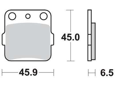 Накладки TRW MCB554SI 