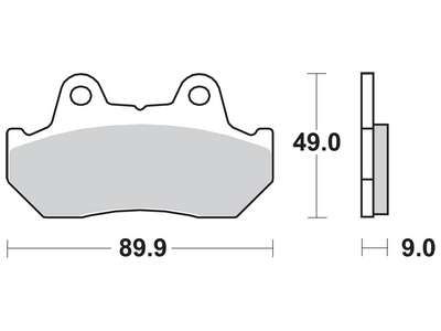 Накладки TRW MCB544