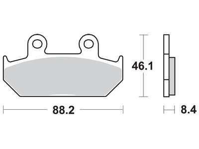 Накладки TRW MCB571