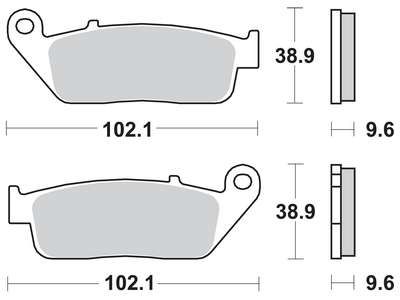 Накладки TRW MCB599