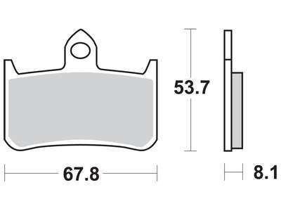 Накладки TRW MCB593SV