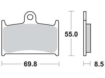 Накладки TRW MCB595SV 