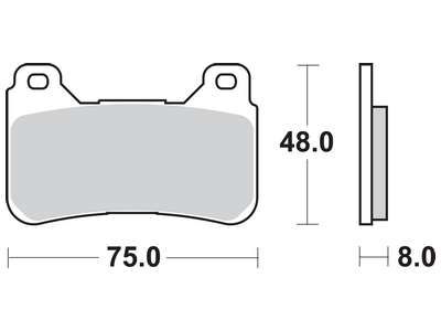 Накладки TRW MCB755SV