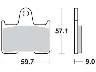 Накладки TRW MCB729SH