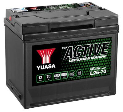 Акумулатор YUASA Active Leisure & Marine 70 Ah DUAL L26-70