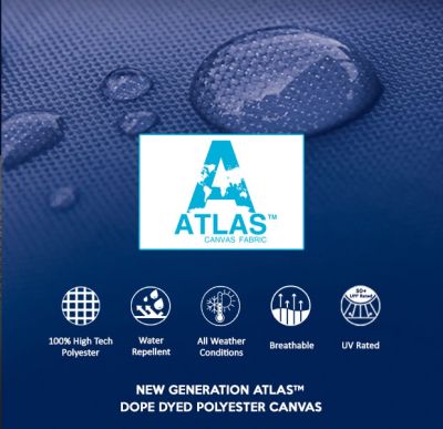 Тента за лодка ширина 170-190мм четирираменна OCEANSOUTH MA068-2B