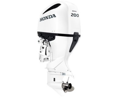 Извънбордов двигател Honda BF200D XDU бял NH565 (200к.с. V6 Супер дълъг ботуш, Ел. стартер, Електрическо вдигане, DBW Електронно дистанционно управление)