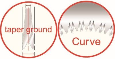 Професионален подрязващ извит трион 270мм Gyokucho Fugaku Edauchi FLC27-A
